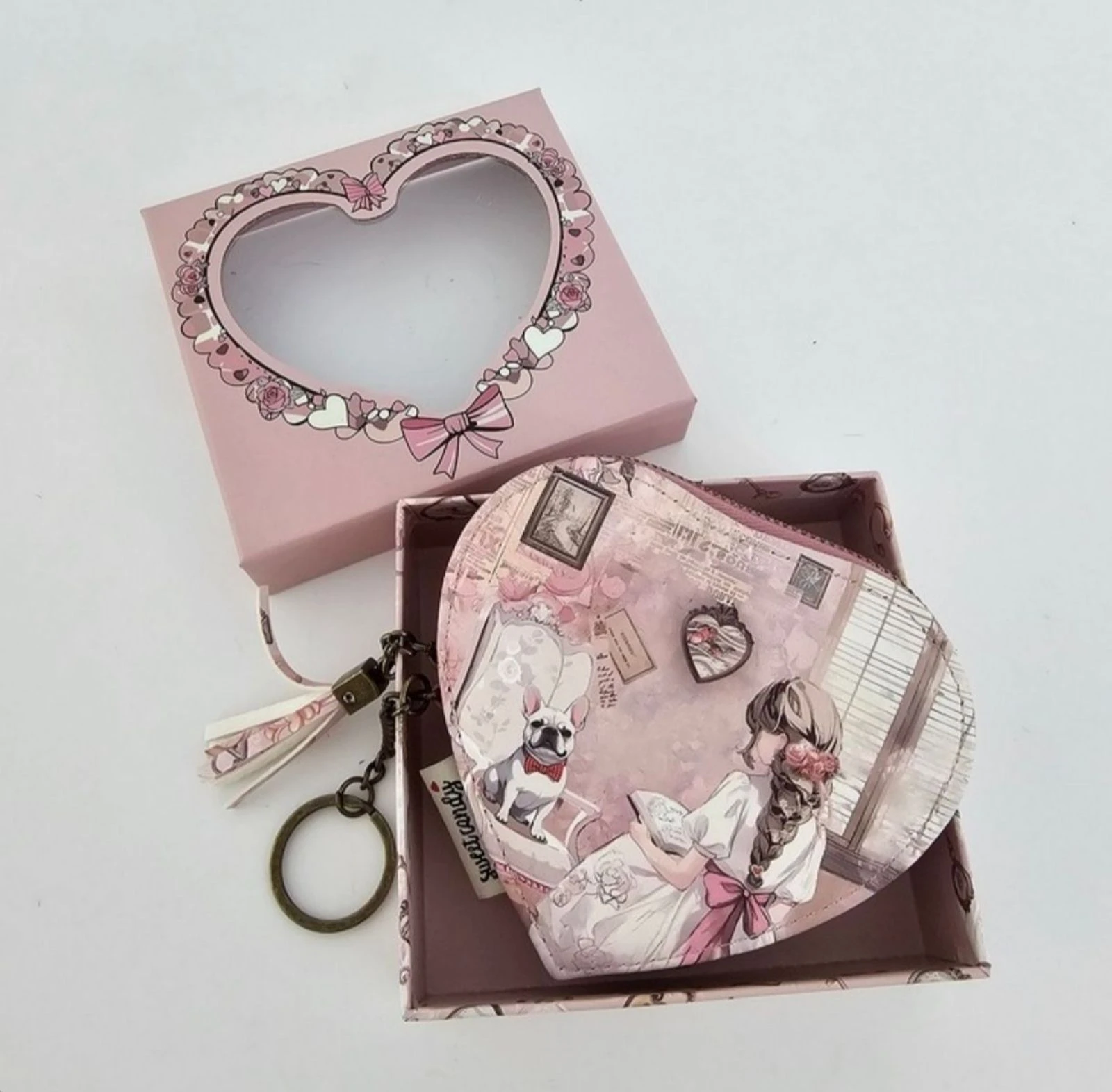 Monedero Sweet Candy coração rosa 🩷 – photo 3